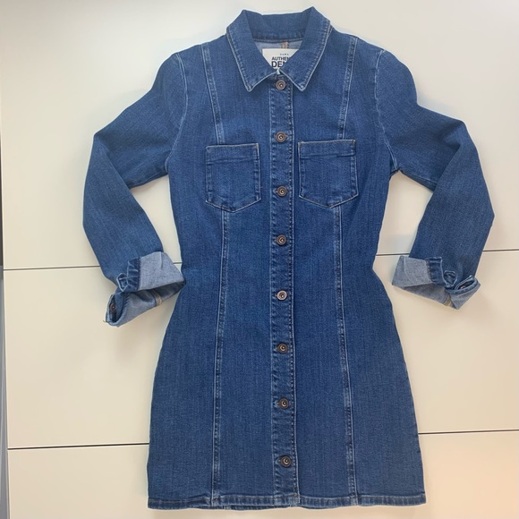 Zara Authentic Denim by TRF Women’s Denim Button Closure Mini Dress Size Small - Picture 7 of 16